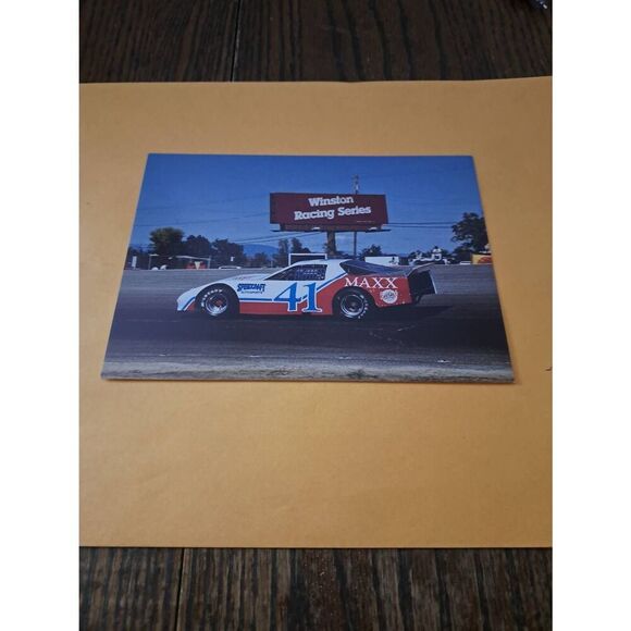 Vintage 1990 NASCAR Sheri Bown Driver Card #41 Speedcraft Auto Max 5x7 Camaro - Picture 1 of 2